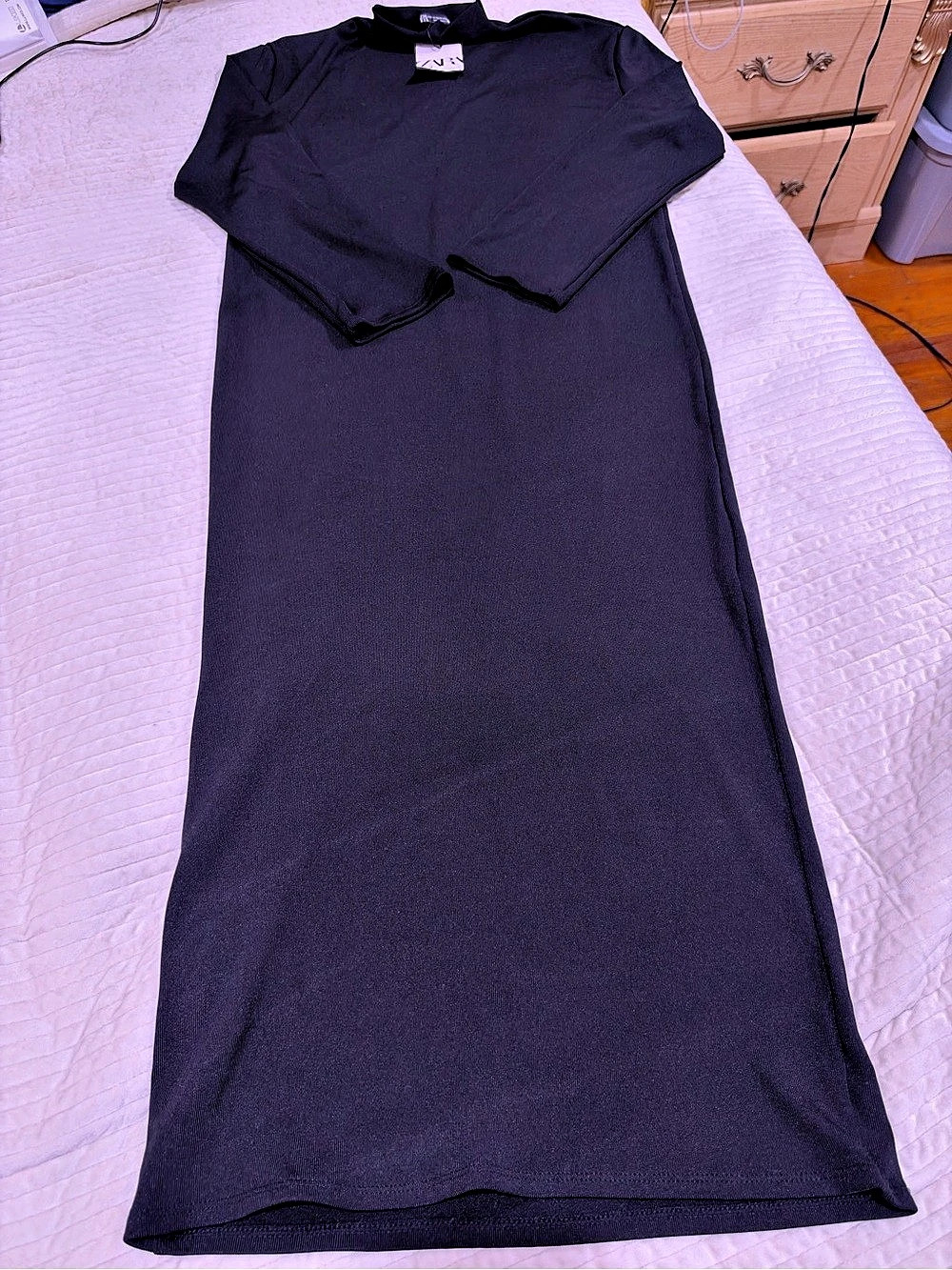 Zara Black Maxi Dress Size XS-S NWT